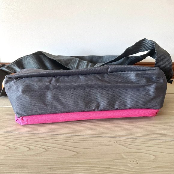 Vogue Canvas Grey and Pink Bag - Picture 6 of 6